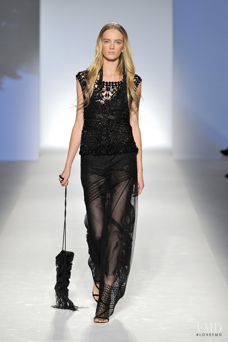 Daria Strokous featured in  the Alberta Ferretti fashion show for Spring/Summer 2012