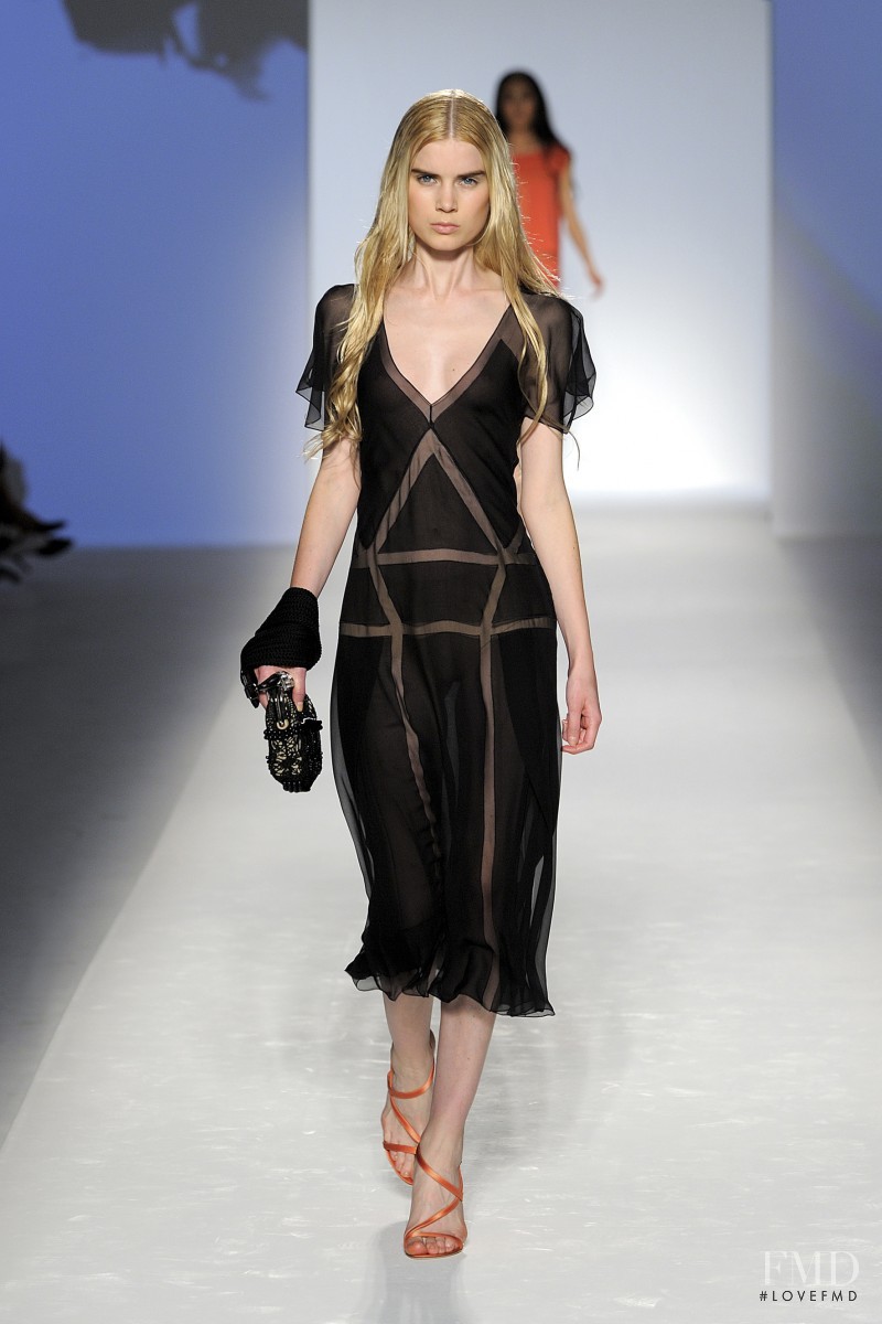Elsa Sylvan featured in  the Alberta Ferretti fashion show for Spring/Summer 2012