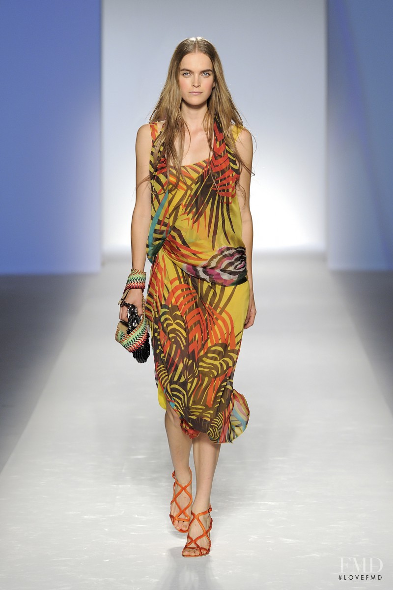 Mirte Maas featured in  the Alberta Ferretti fashion show for Spring/Summer 2012