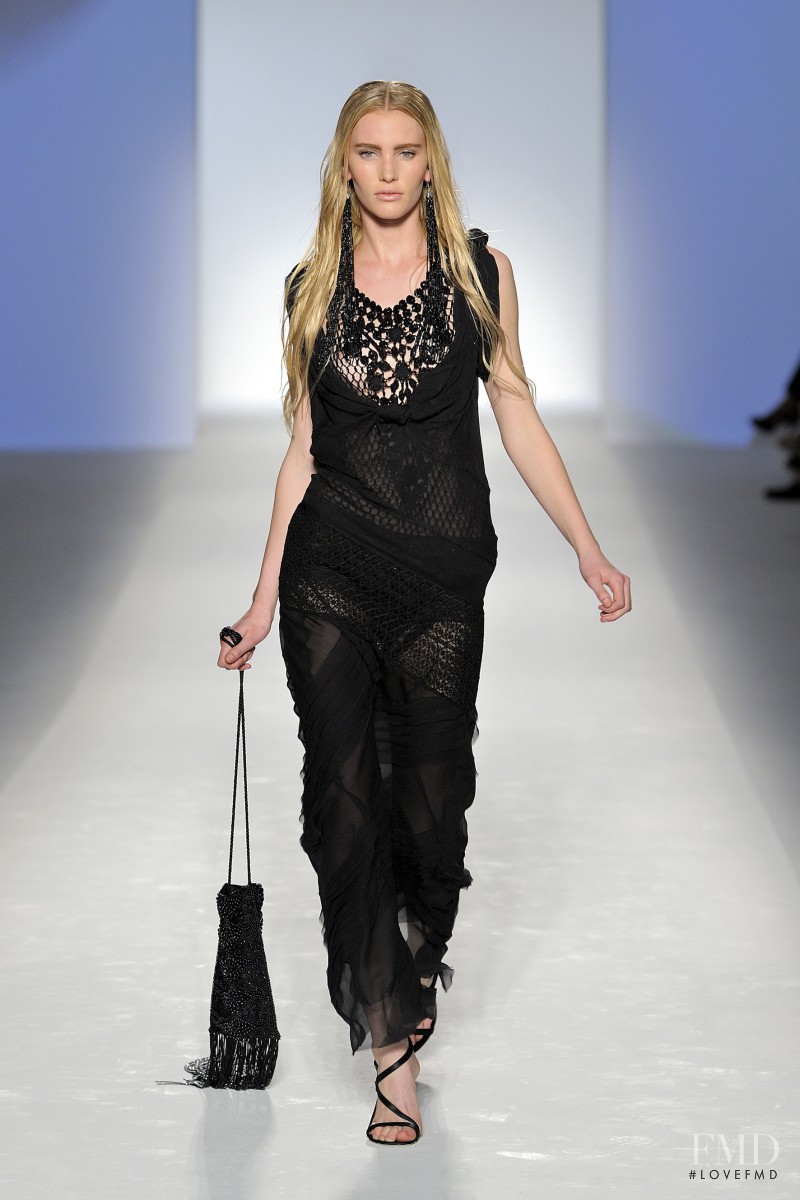 Emily Baker featured in  the Alberta Ferretti fashion show for Spring/Summer 2012