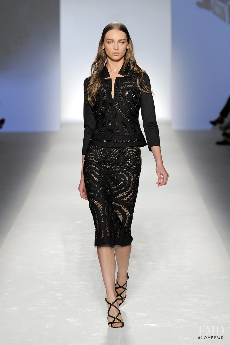 Daga Ziober featured in  the Alberta Ferretti fashion show for Spring/Summer 2012