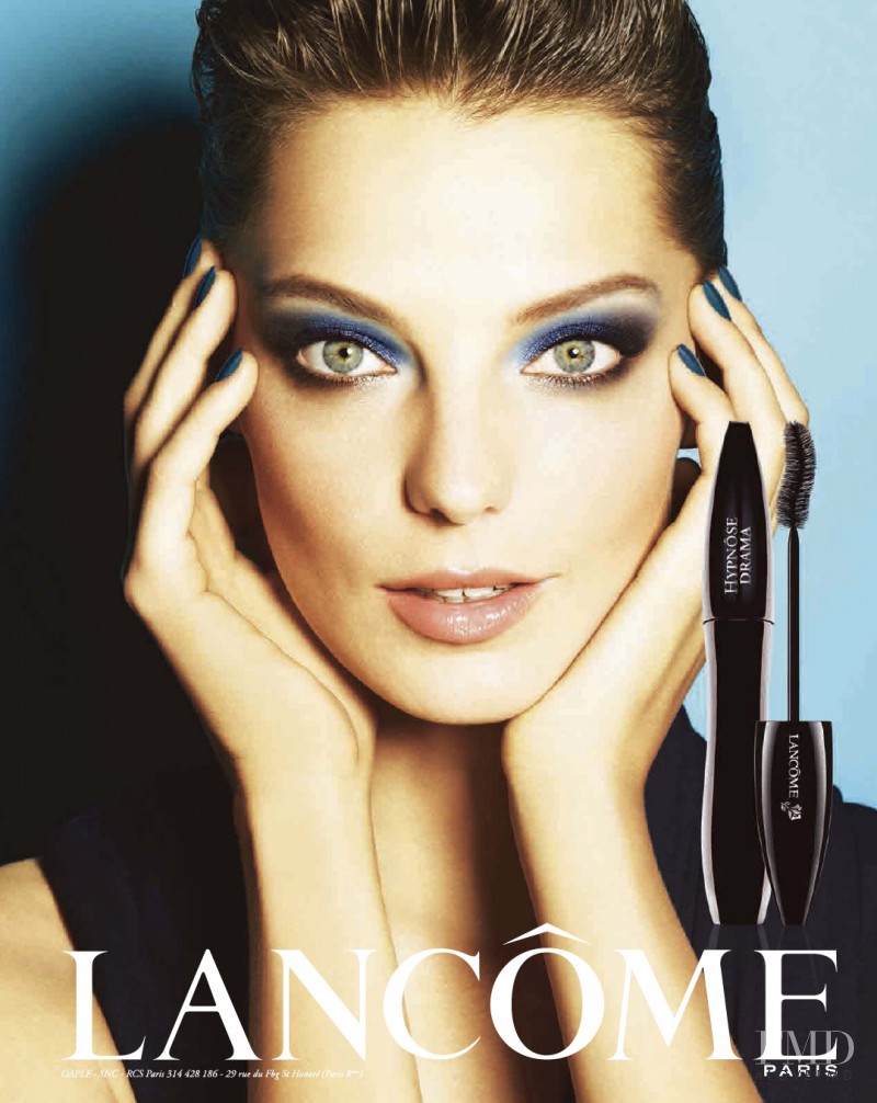 Daria Werbowy featured in  the Lancome Colour Design palettes  advertisement for Spring/Summer 2013