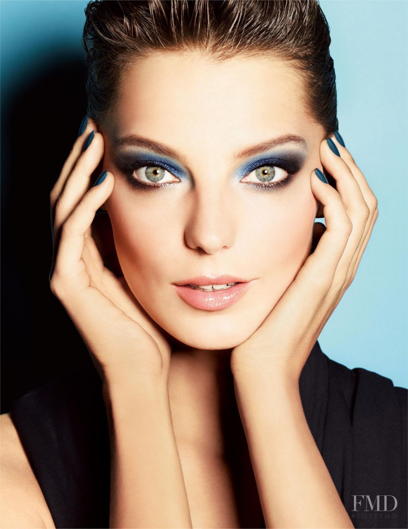 Daria Werbowy featured in  the Lancome Colour Design palettes  advertisement for Spring/Summer 2013