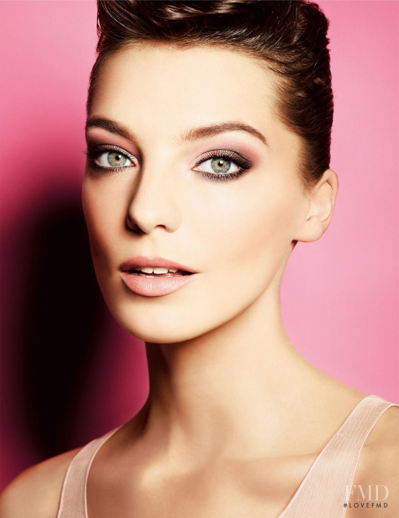 Daria Werbowy featured in  the Lancome Colour Design palettes  advertisement for Spring/Summer 2013