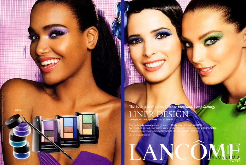 Daria Werbowy featured in  the Lancome advertisement for Autumn/Winter 2012