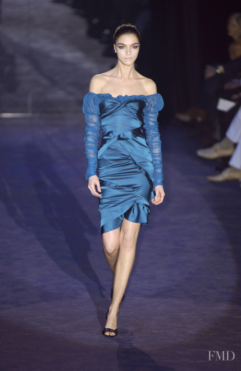 Mariacarla Boscono featured in  the Gucci fashion show for Autumn/Winter 2005