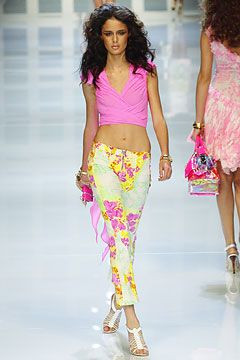Versace fashion show for Spring/Summer 2004