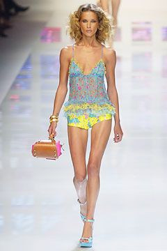 Versace fashion show for Spring/Summer 2004