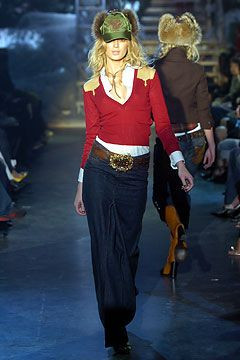 DSquared2 fashion show for Autumn/Winter 2004