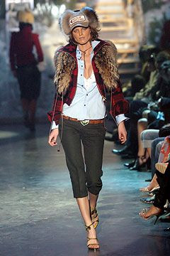 DSquared2 fashion show for Autumn/Winter 2004