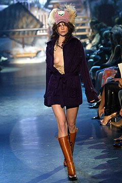 DSquared2 fashion show for Autumn/Winter 2004