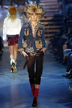 DSquared2 fashion show for Autumn/Winter 2004
