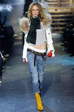 DSquared2 fashion show for Autumn/Winter 2004