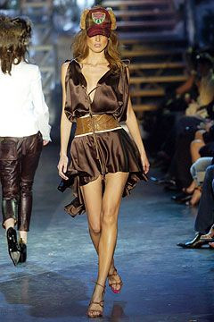 DSquared2 fashion show for Autumn/Winter 2004