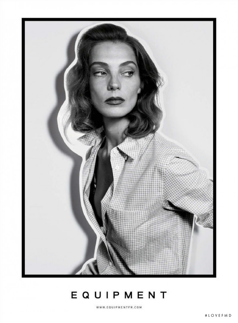 Daria Werbowy featured in  the Equipment advertisement for Spring/Summer 2015