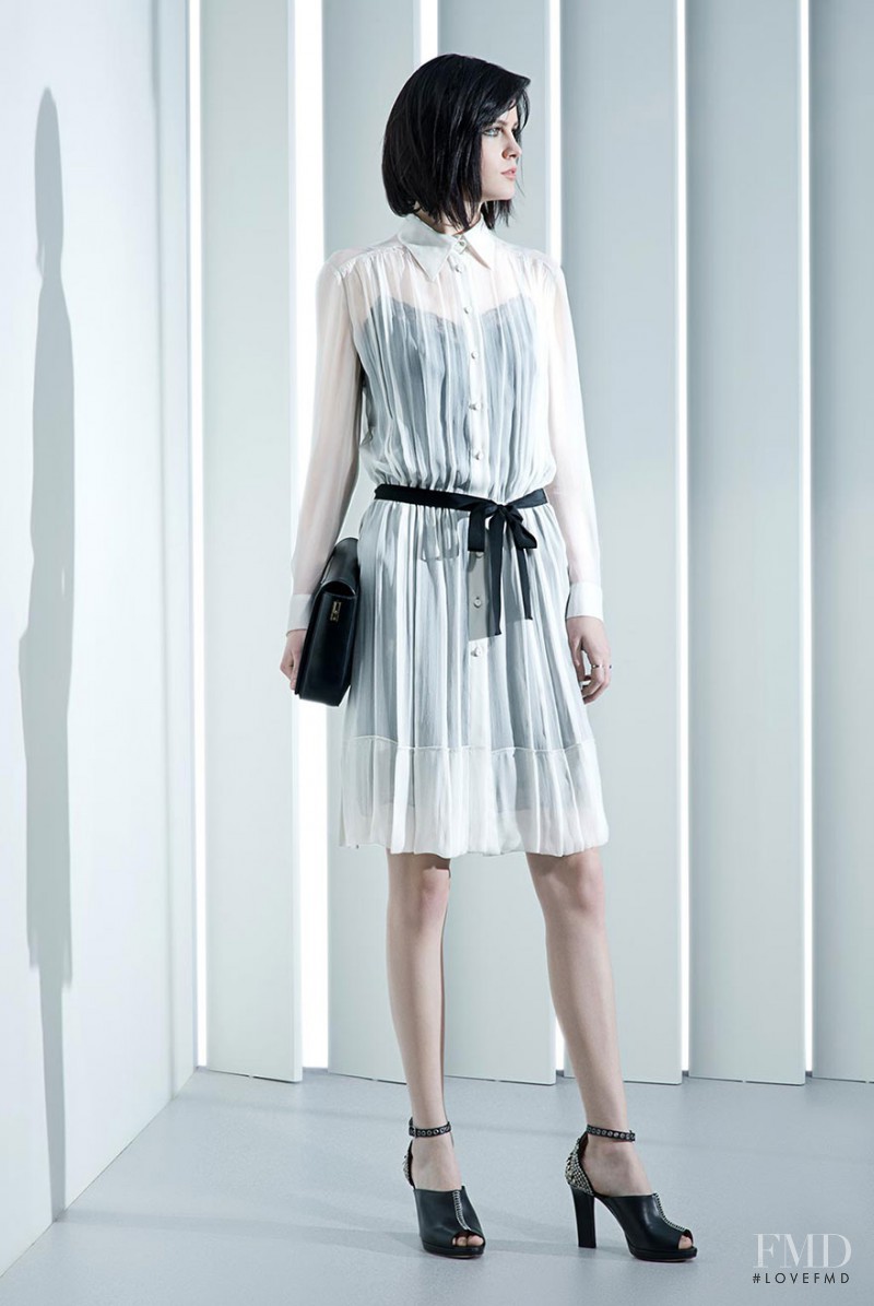 Zlata Mangafic featured in  the Alberta Ferretti fashion show for Resort 2014