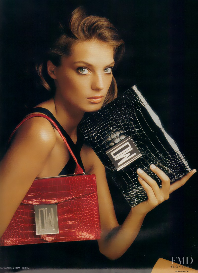 Daria Werbowy featured in  the Neiman Marcus Glory catalogue for Autumn/Winter 2004