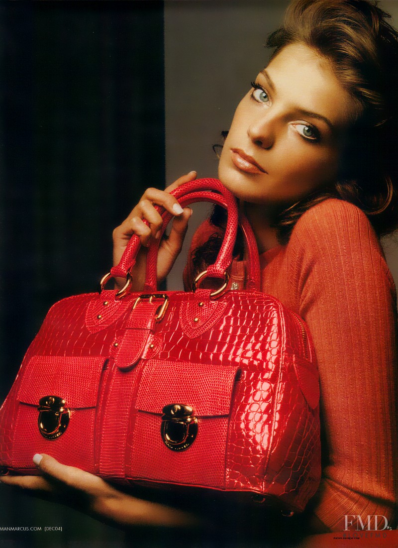 Daria Werbowy featured in  the Neiman Marcus Glory catalogue for Autumn/Winter 2004