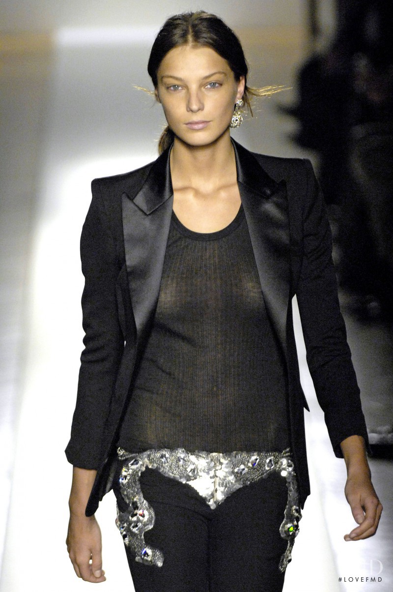 Daria Werbowy featured in  the Balmain fashion show for Autumn/Winter 2007