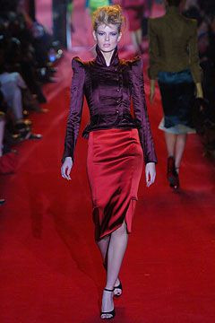 Saint Laurent fashion show for Autumn/Winter 2004