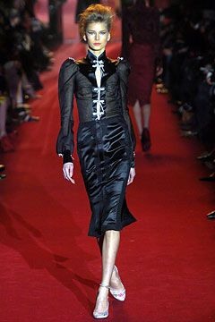 Saint Laurent fashion show for Autumn/Winter 2004