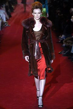 Saint Laurent fashion show for Autumn/Winter 2004