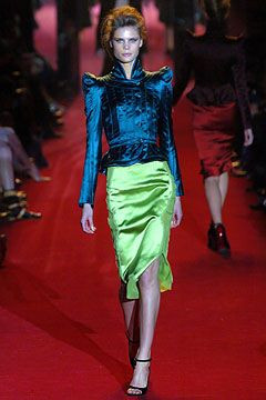 Saint Laurent fashion show for Autumn/Winter 2004