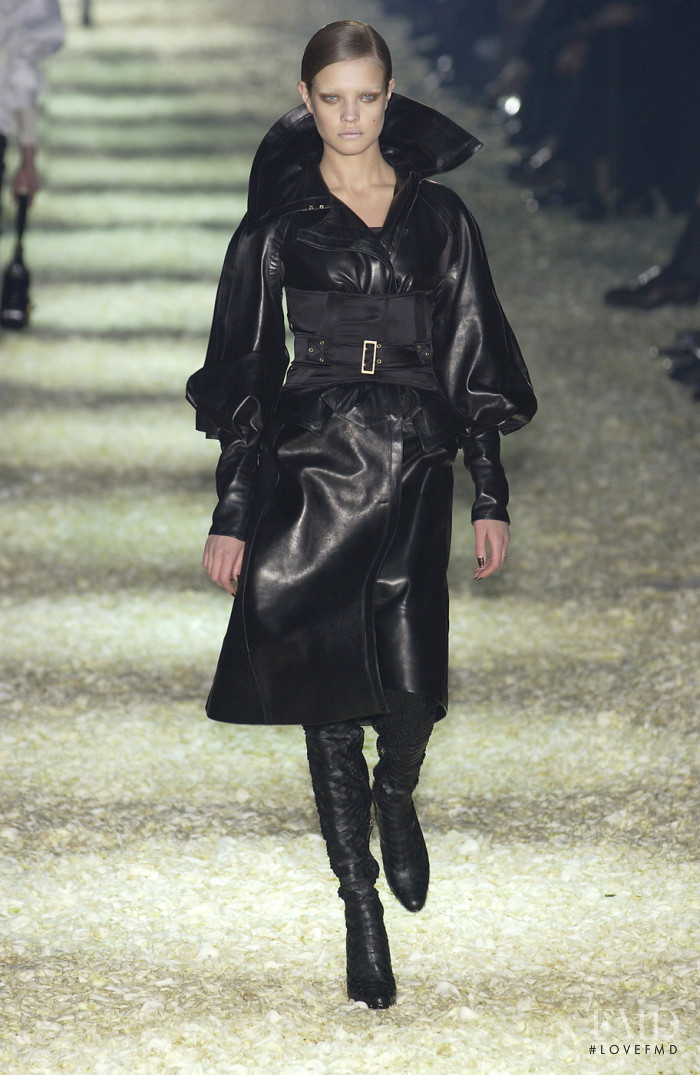 Natalia Vodianova featured in  the Gucci fashion show for Autumn/Winter 2003