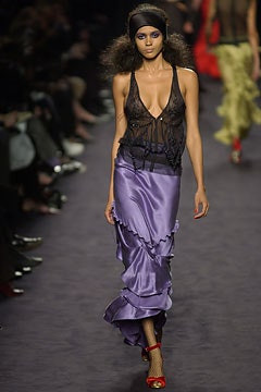 Saint Laurent fashion show for Autumn/Winter 2003