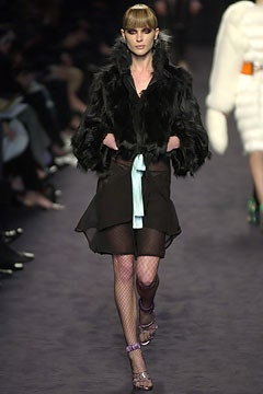 Saint Laurent fashion show for Autumn/Winter 2003