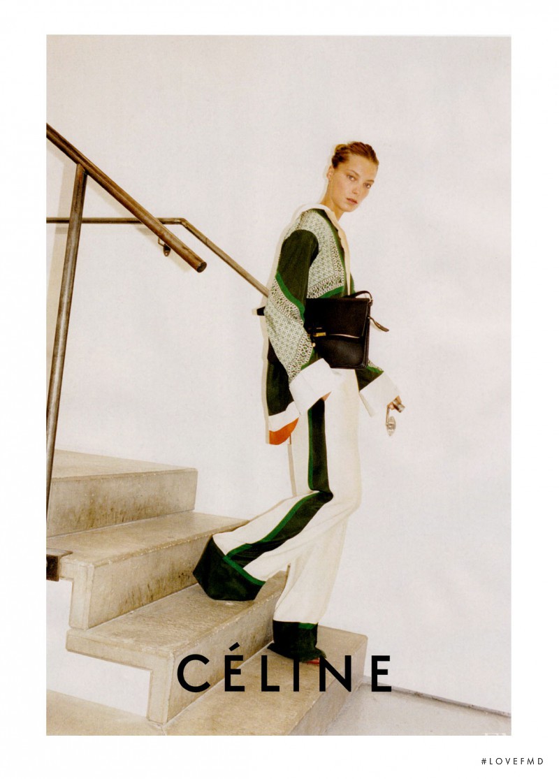 Daria Werbowy featured in  the Celine advertisement for Spring/Summer 2011
