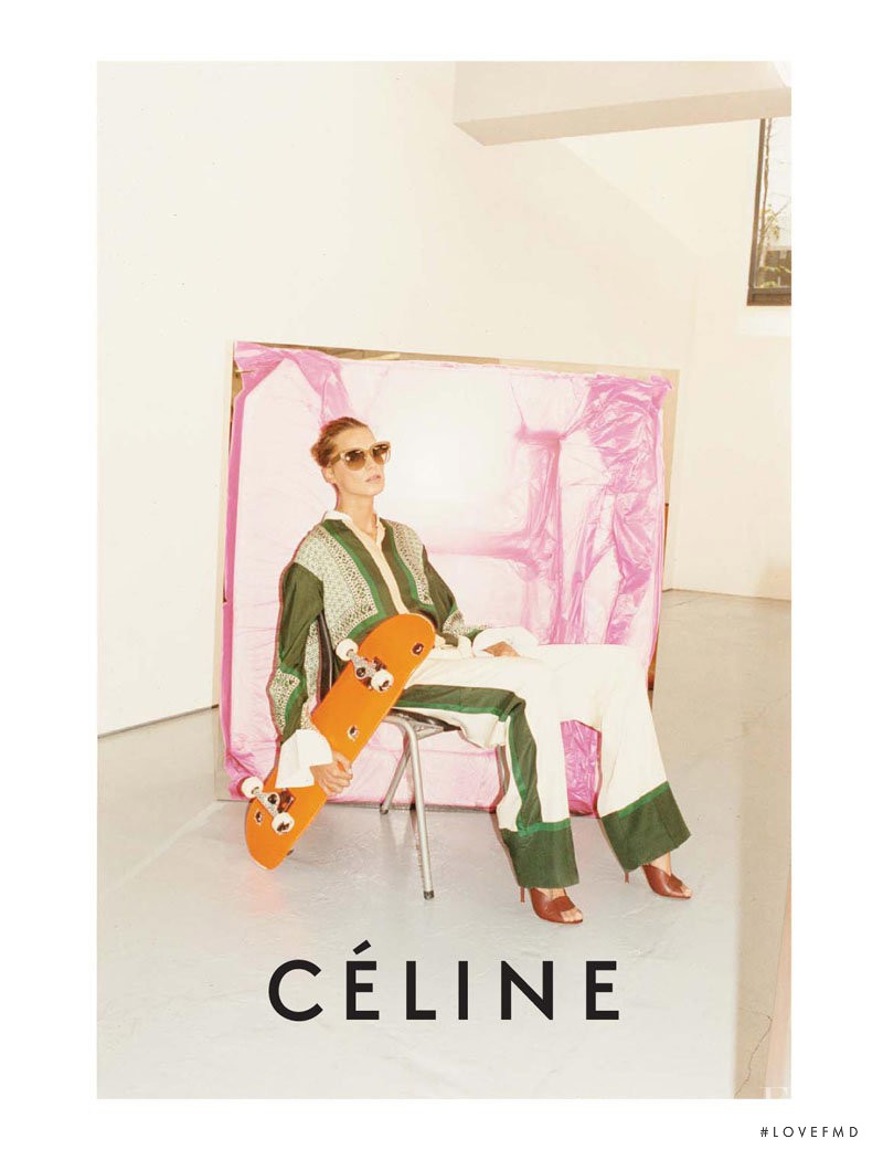 Daria Werbowy featured in  the Celine advertisement for Spring/Summer 2011