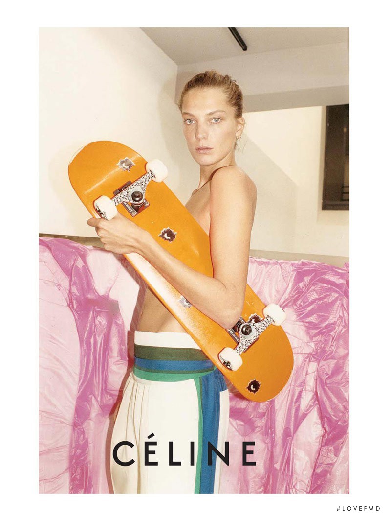 Daria Werbowy featured in  the Celine advertisement for Spring/Summer 2011