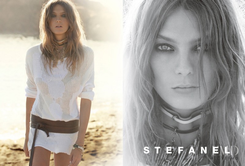Daria Werbowy featured in  the Stefanel advertisement for Spring/Summer 2011
