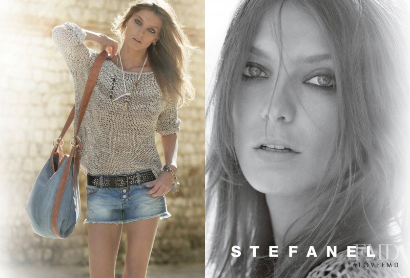 Daria Werbowy featured in  the Stefanel advertisement for Spring/Summer 2011
