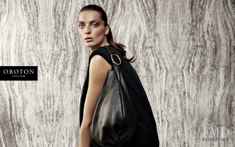 Daria Werbowy featured in  the Oroton advertisement for Autumn/Winter 2011