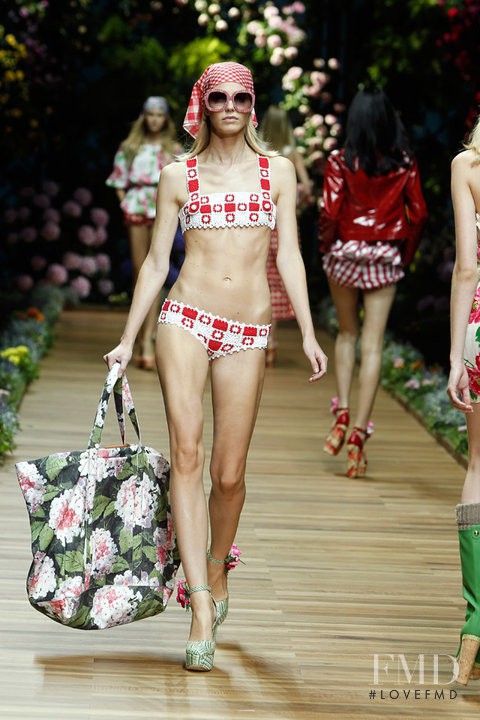 Ragnhild Jevne featured in  the D&G fashion show for Spring/Summer 2011