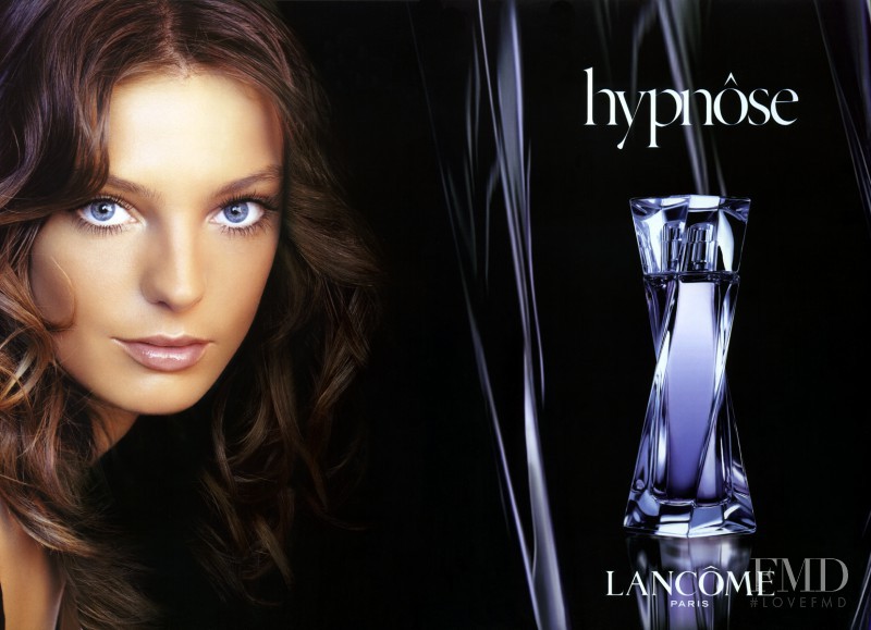 Daria Werbowy featured in  the Lancome Hypnose Fragrance advertisement for Autumn/Winter 2005