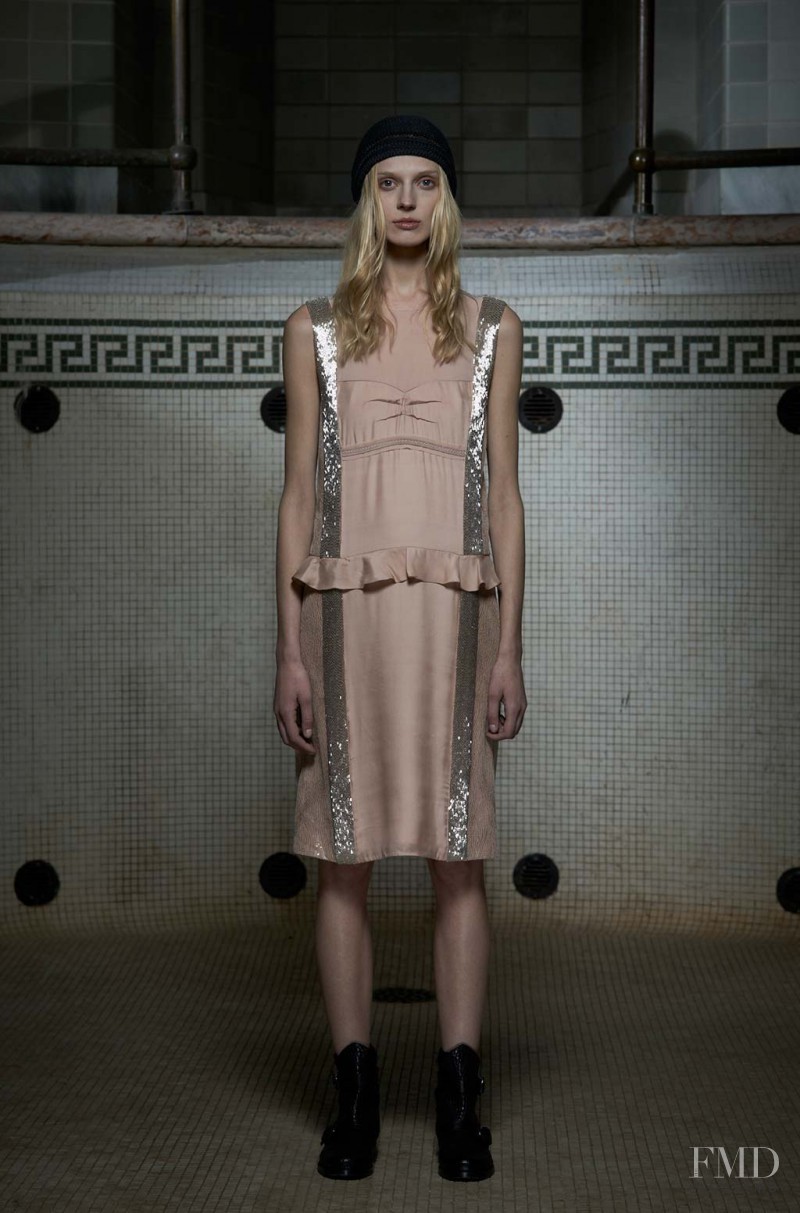 Olga Sherer featured in  the Philosophy di Lorenzo Serafini fashion show for Pre-Fall 2013