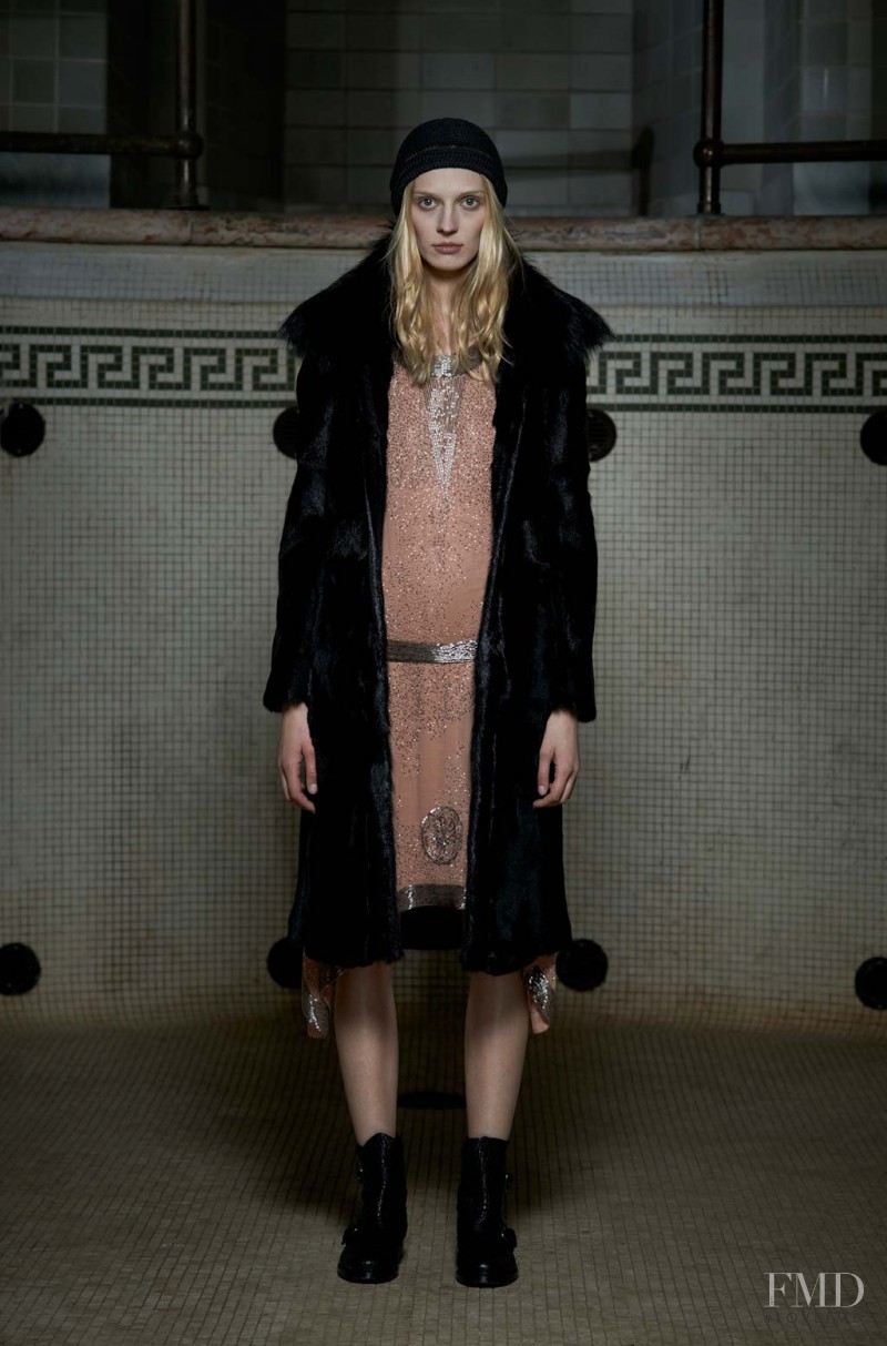 Olga Sherer featured in  the Philosophy di Lorenzo Serafini fashion show for Pre-Fall 2013