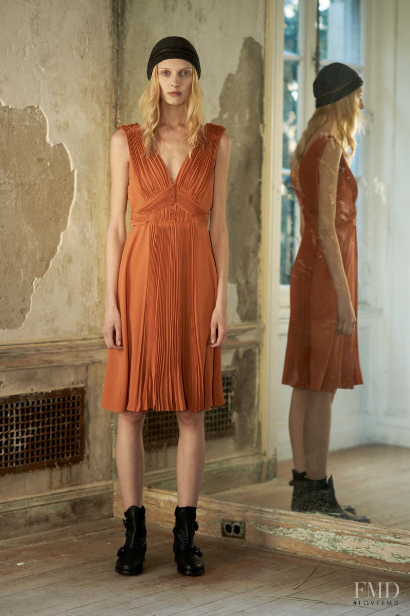 Olga Sherer featured in  the Philosophy di Lorenzo Serafini fashion show for Pre-Fall 2013