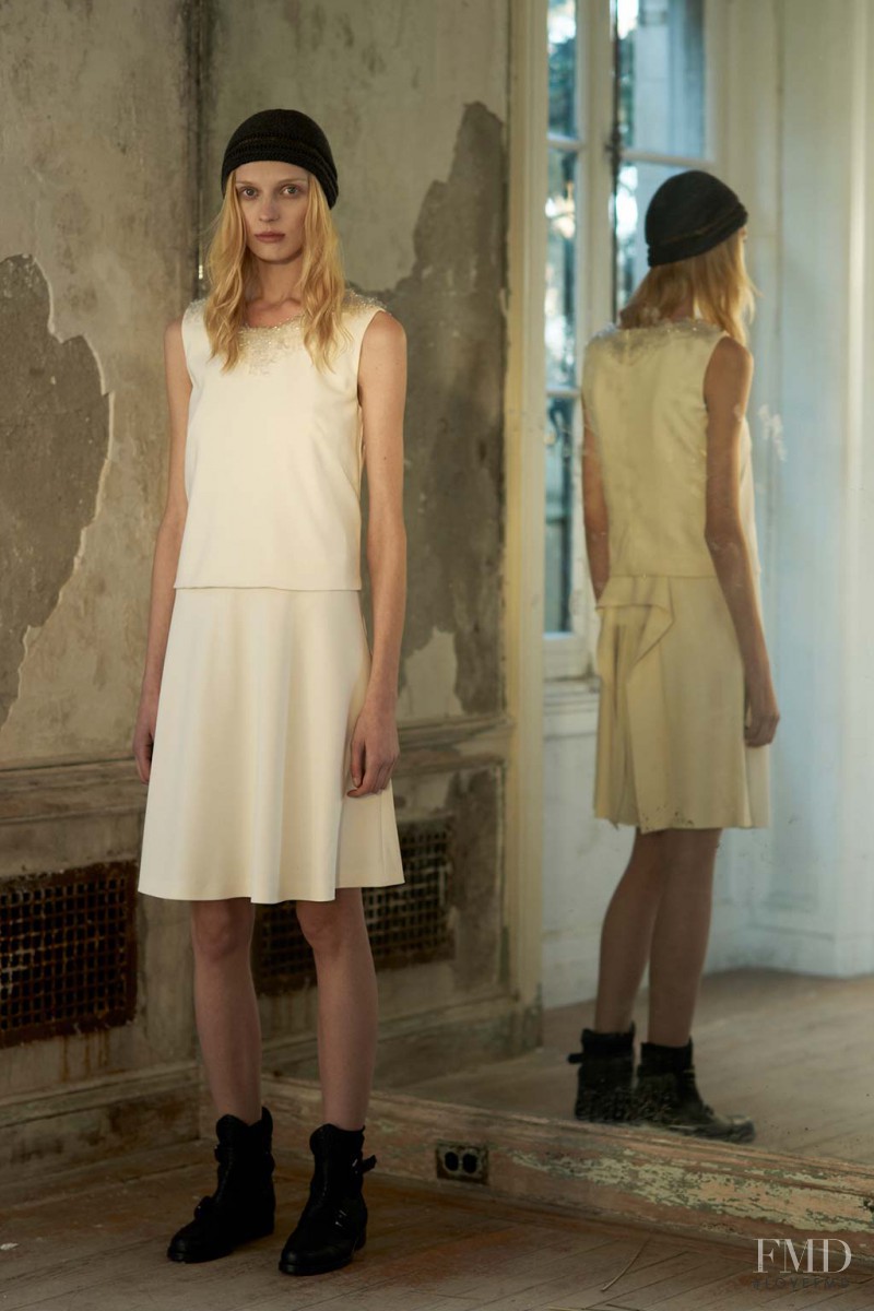 Olga Sherer featured in  the Philosophy di Lorenzo Serafini fashion show for Pre-Fall 2013