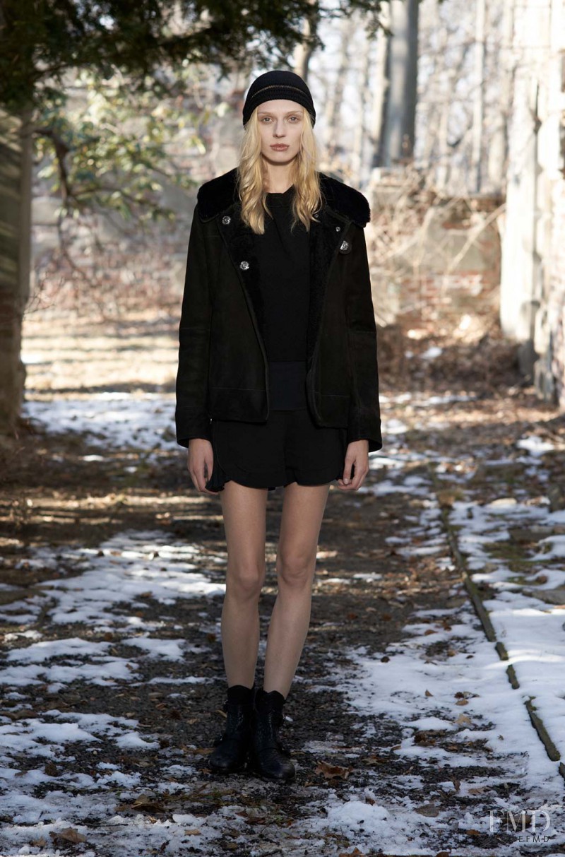 Olga Sherer featured in  the Philosophy di Lorenzo Serafini fashion show for Pre-Fall 2013