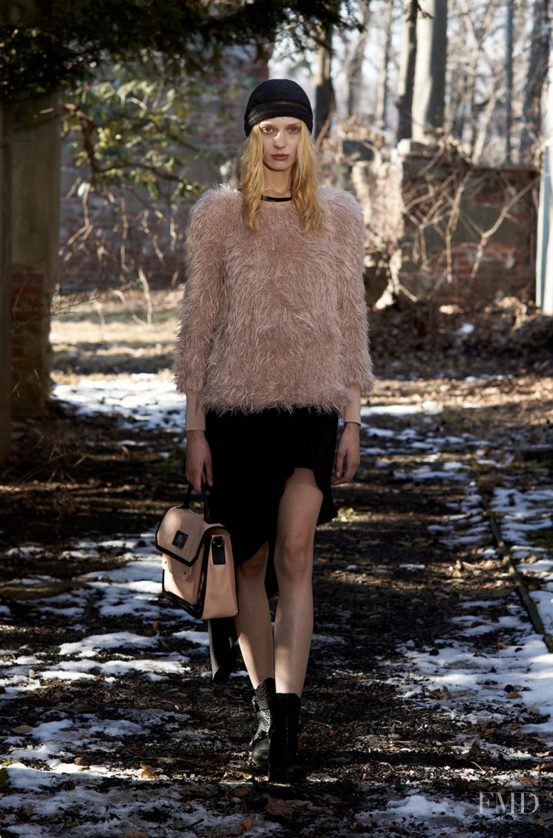 Olga Sherer featured in  the Philosophy di Lorenzo Serafini fashion show for Pre-Fall 2013