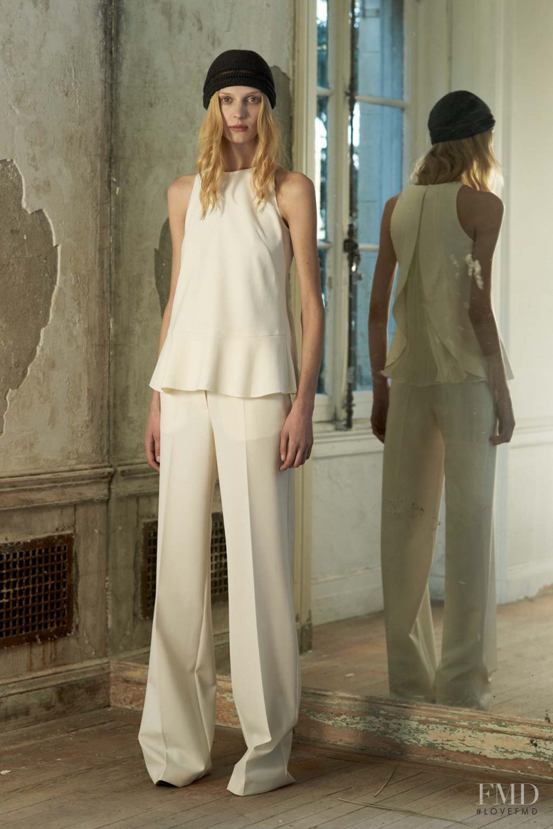 Olga Sherer featured in  the Philosophy di Lorenzo Serafini fashion show for Pre-Fall 2013