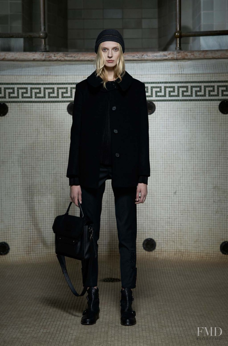 Olga Sherer featured in  the Philosophy di Lorenzo Serafini fashion show for Pre-Fall 2013