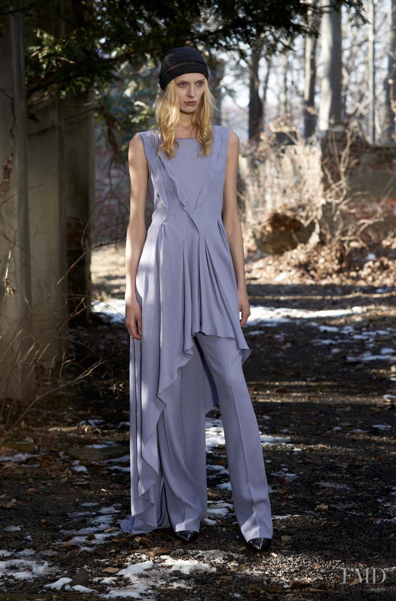 Olga Sherer featured in  the Philosophy di Lorenzo Serafini fashion show for Pre-Fall 2013