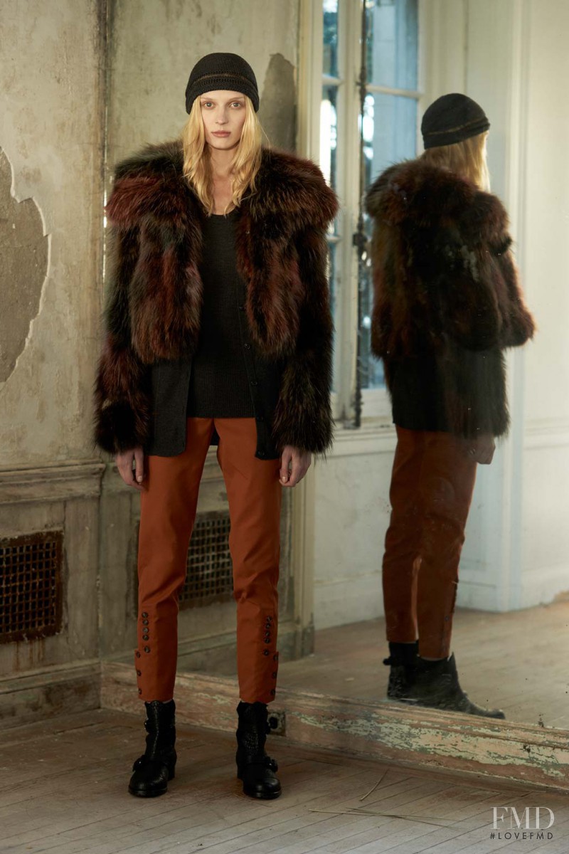 Olga Sherer featured in  the Philosophy di Lorenzo Serafini fashion show for Pre-Fall 2013