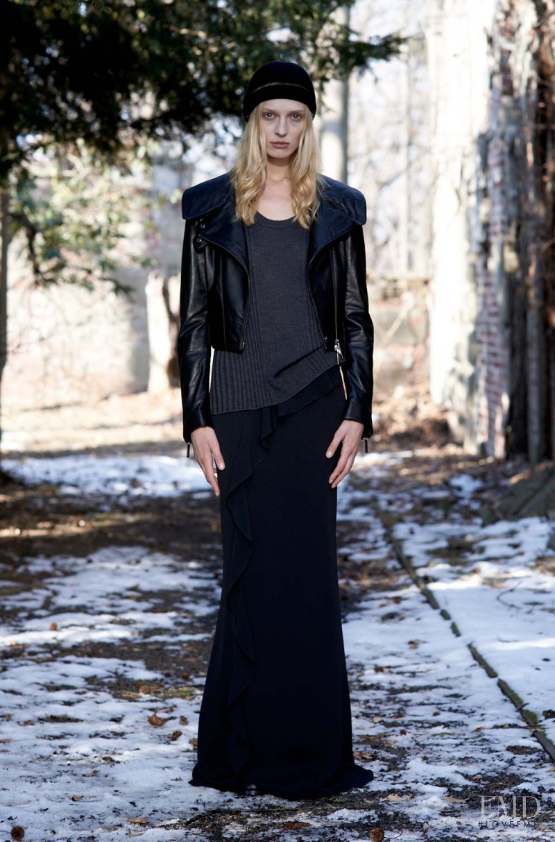 Olga Sherer featured in  the Philosophy di Lorenzo Serafini fashion show for Pre-Fall 2013