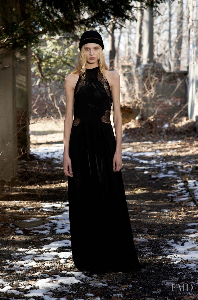 Olga Sherer featured in  the Philosophy di Lorenzo Serafini fashion show for Pre-Fall 2013